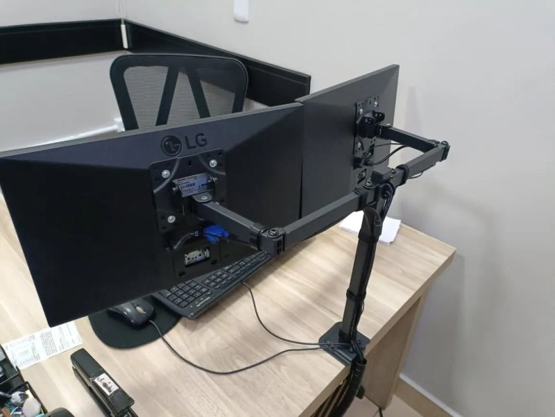 Suporte Articulado Para 2 Monitores