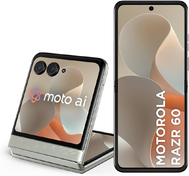 Motorola Razr 60 - 256GB 24GB RAM - Tela Dobrável 6,9" pOLED - Branco