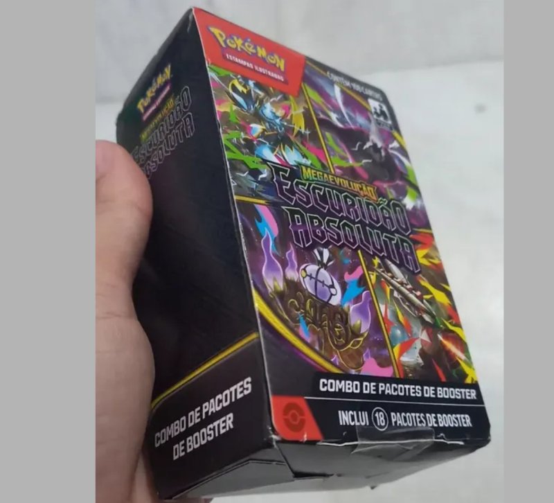 Combo de Booster Pokémon ME05 Escuridão Absoluta - 108 Cartas