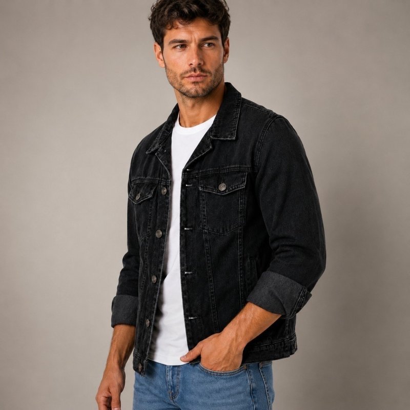 JAQUETA JEANS LINDA DEMAIS