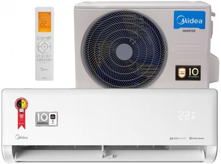 Ar Condicionado Split Inverter Midea AI Ecomaster 24000 BTUs Quente e Frio