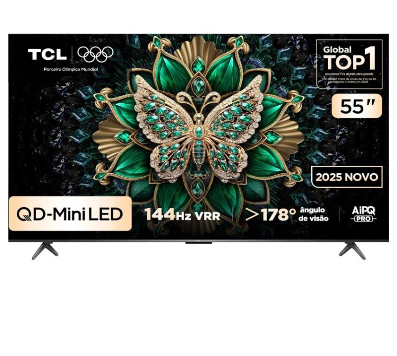 Smart TV TCL 55 Polegadas QLED Mini LED 4K C6K