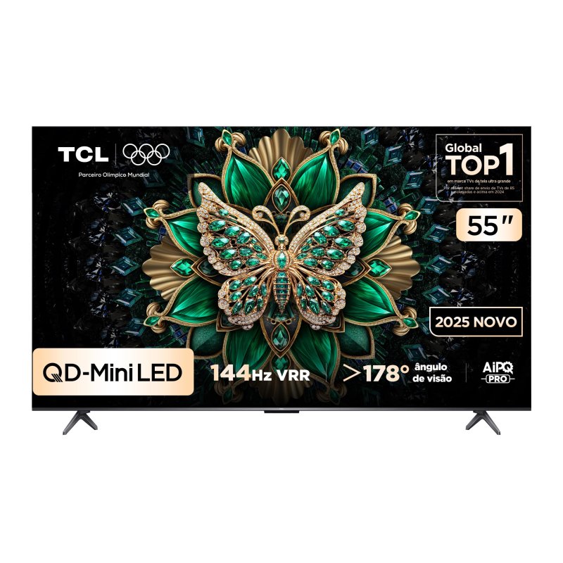 Smart TV TCL 55 Polegadas QLED Mini LED 4K C6K