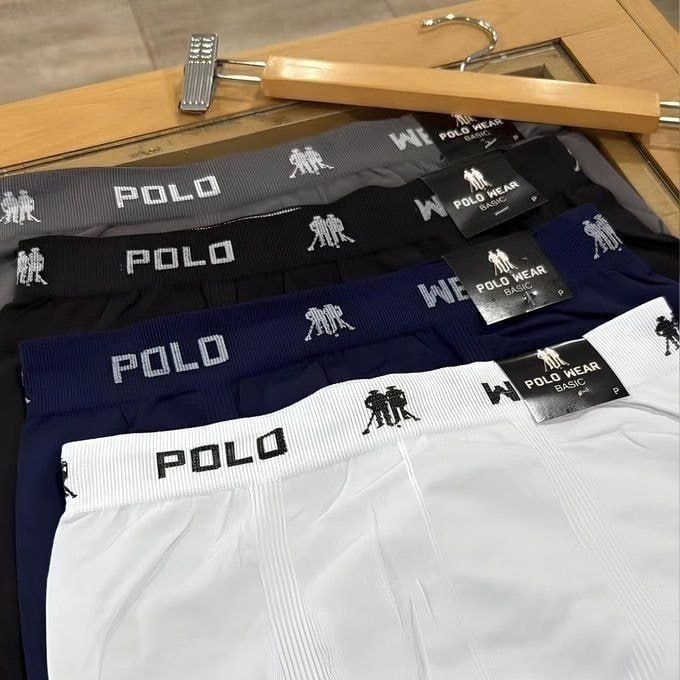 Kit 10 Cuecas Boxer Lisa Polo Wear Sortido