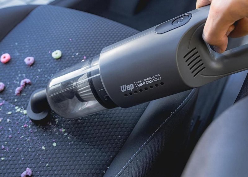 WAP Aspirador de Pó Automotivo Car 12V2, Portátil, 420ml, com Recipiente Removível e Filtro Lavável, 180W