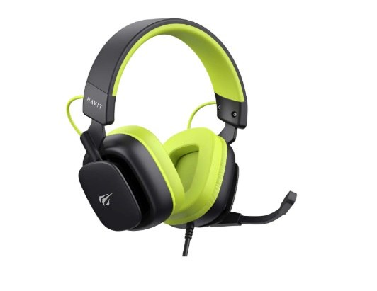 Fone de ouvido para jogadores Havit H2048U, Preto