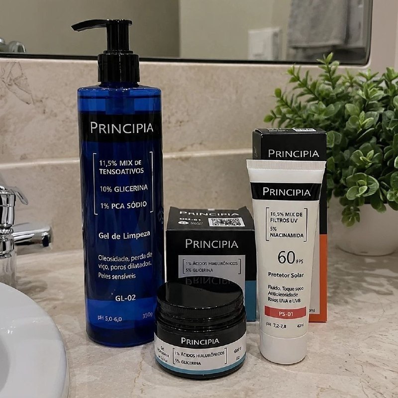 Principia Kit Completo Para Pele Sensível Com Fps 60
