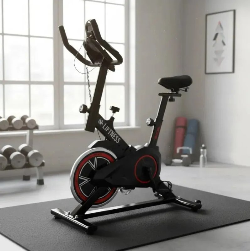 Liftness Bicicleta Ergométrica Spinning X11 - Aço Carbono - Suporta 120kg