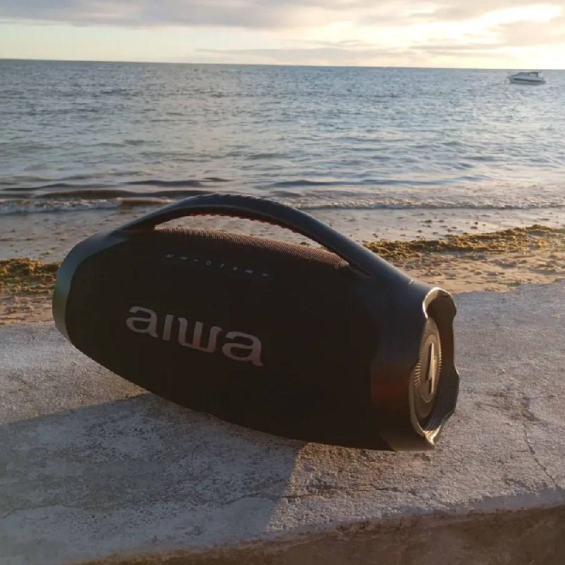 Caixa de Som Boombox Aiwa AWS-BBS-01B 200W RMS Bluetooth Preto