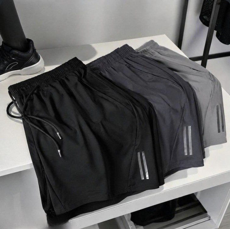 Kit 3 Bermuda Masculina Esportiva Secagem Rápida Ziper Bolso