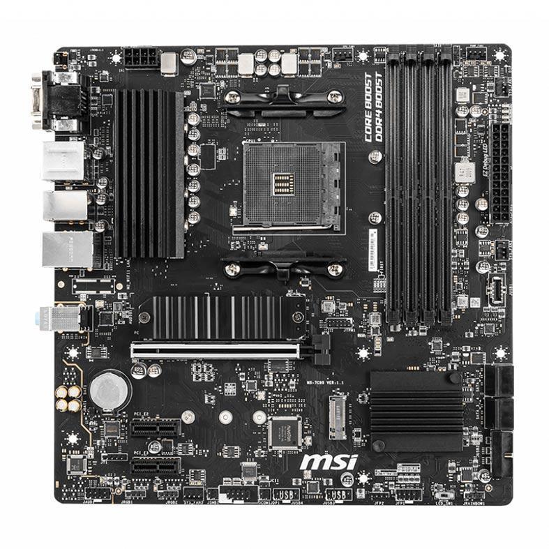 Placa Mae MSI B550M PRO-VDH, DDR4, Socket AM4, M-ATX, Chipset AMD B550