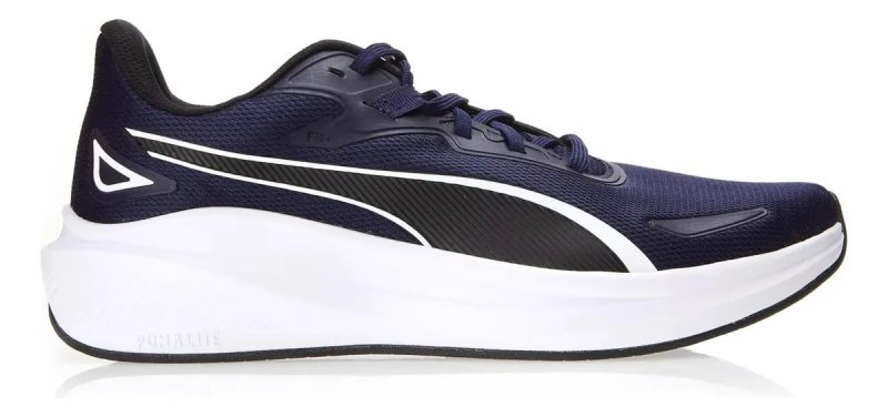 Tênis Masculino Skyrocket Lite Puma Navy-puma Black-puma White Liso 40 Br