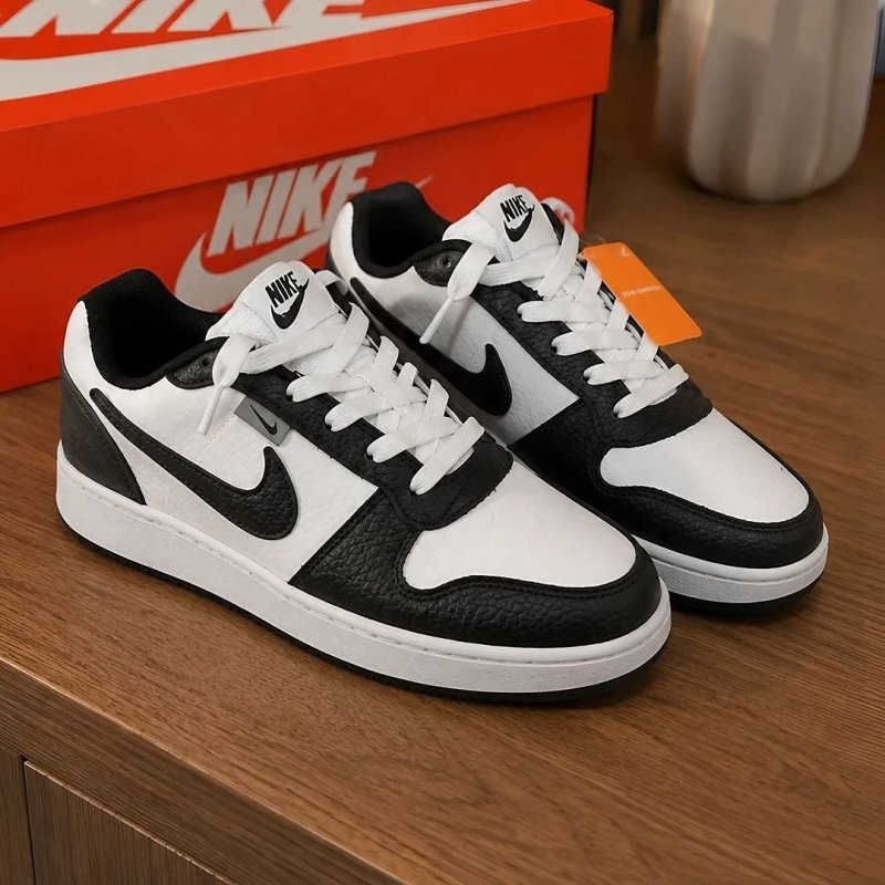 Tênis Nike Ebernon Low Premium Masculino Branco/preto 39 Br