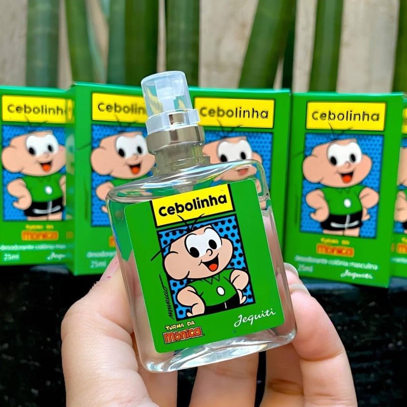 Colônia desodorante masculino teen Cebolinha Turma da Mônica 25ml em spray Jequiti