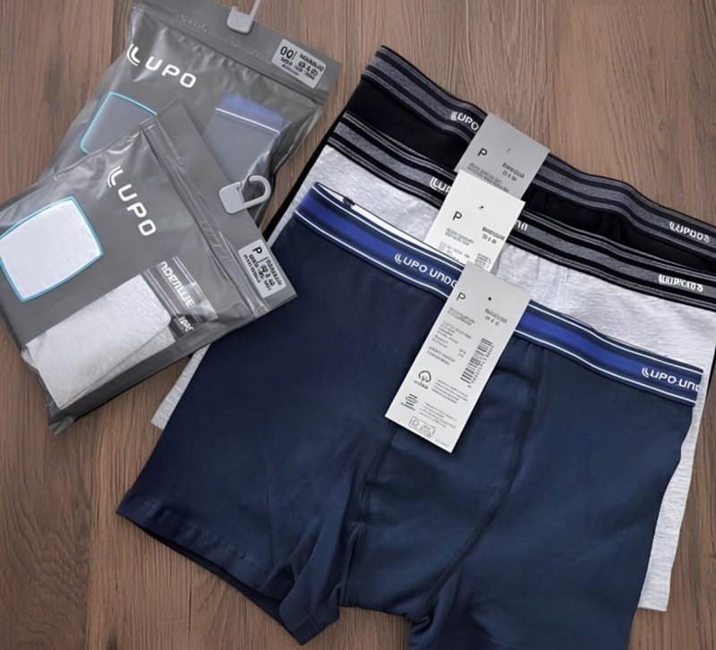 Kit 4 Cuecas Lupo Boxer Algodão Box Confortável Original