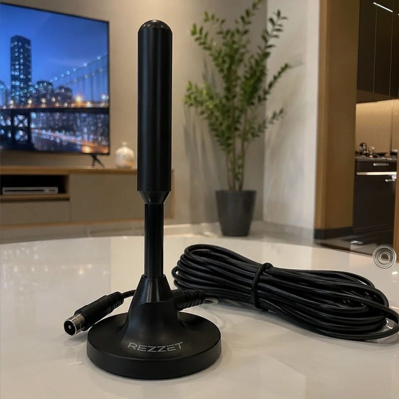 Antena Digital Sinal 4K Smart TV HDTV UHF Rezzet