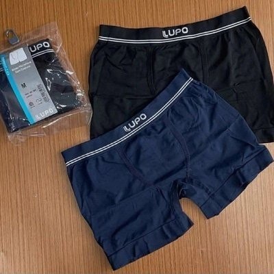 Kit 6 Cuecas Lupo Boxer Box Sem Costura Basic Microfibra