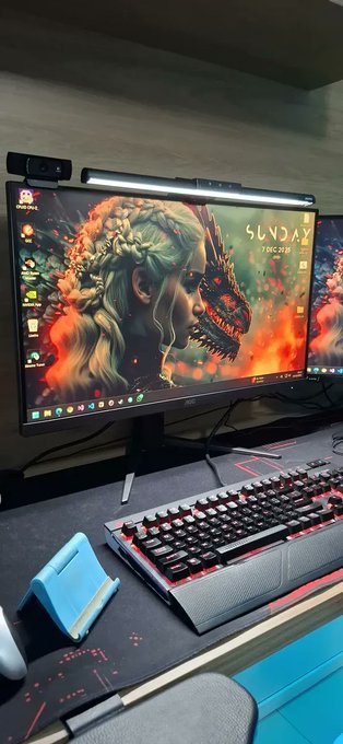 Monitor Gamer AOC AGON QUAD 27" QHD 180Hz 0.5ms IPS HDR10 Base Ajustável