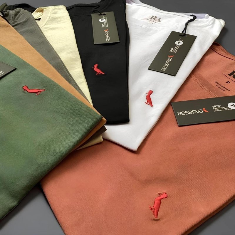 Kit 02 Camisetas Reserva Brasa Pica-Pau