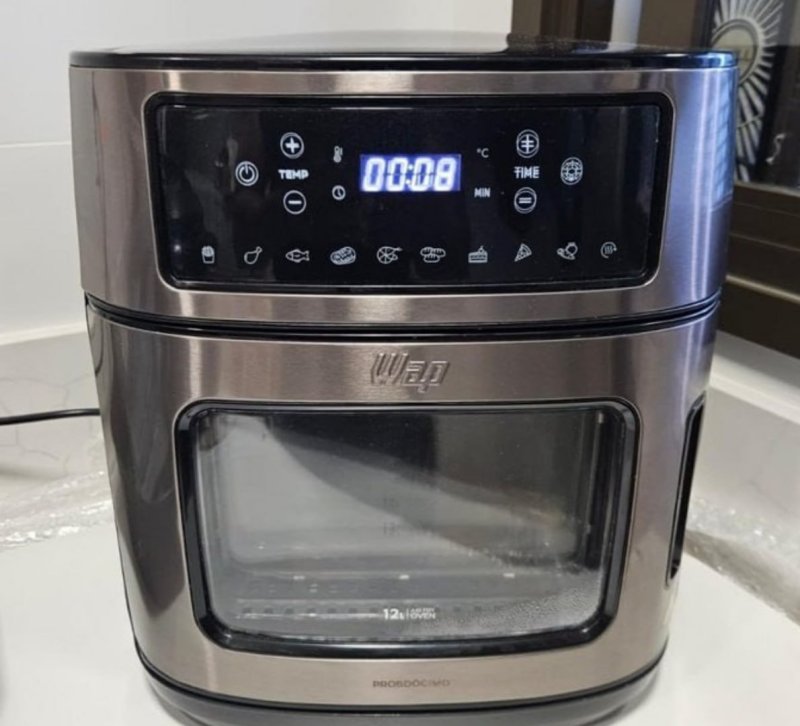 Fritadeira Elétrica Air Fryer Oven Black INOX WAP WAOD2