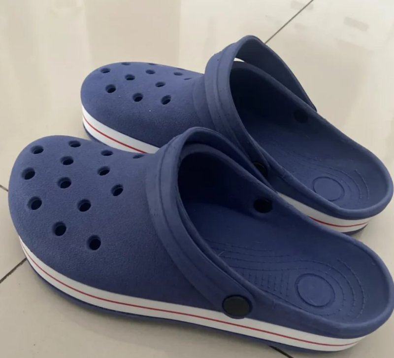 Kit 2 Pares Sandália Babuche Unissex Tirante Traseiro Leve