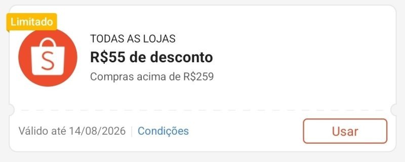 NOVO CUPOM SHOPEE