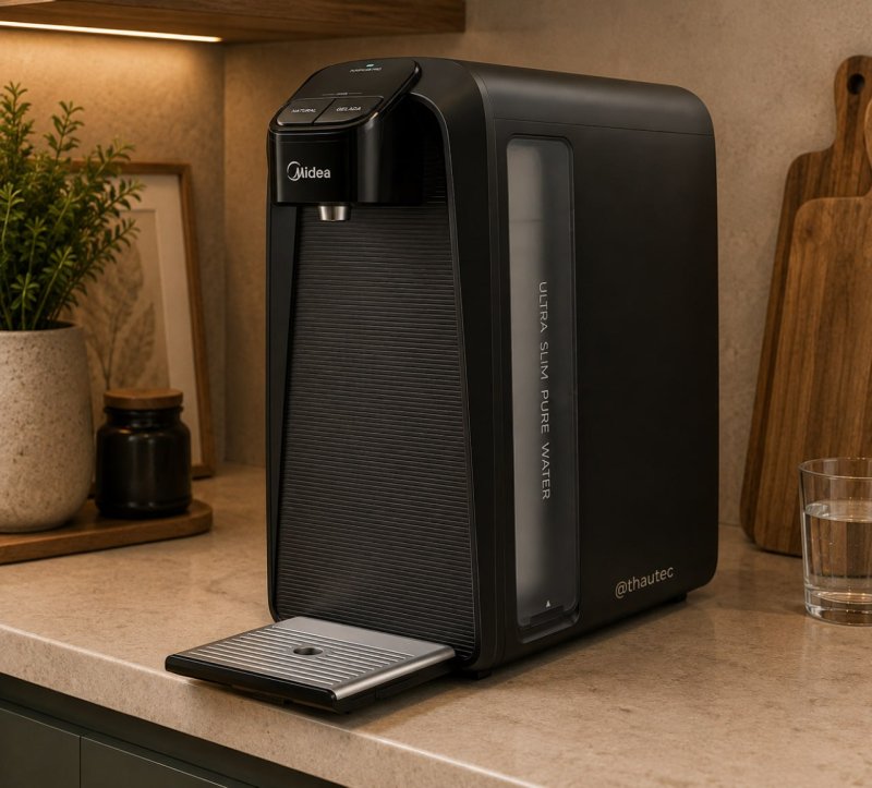 Purificador De Água Slimpure Bivolt Midea Cinza