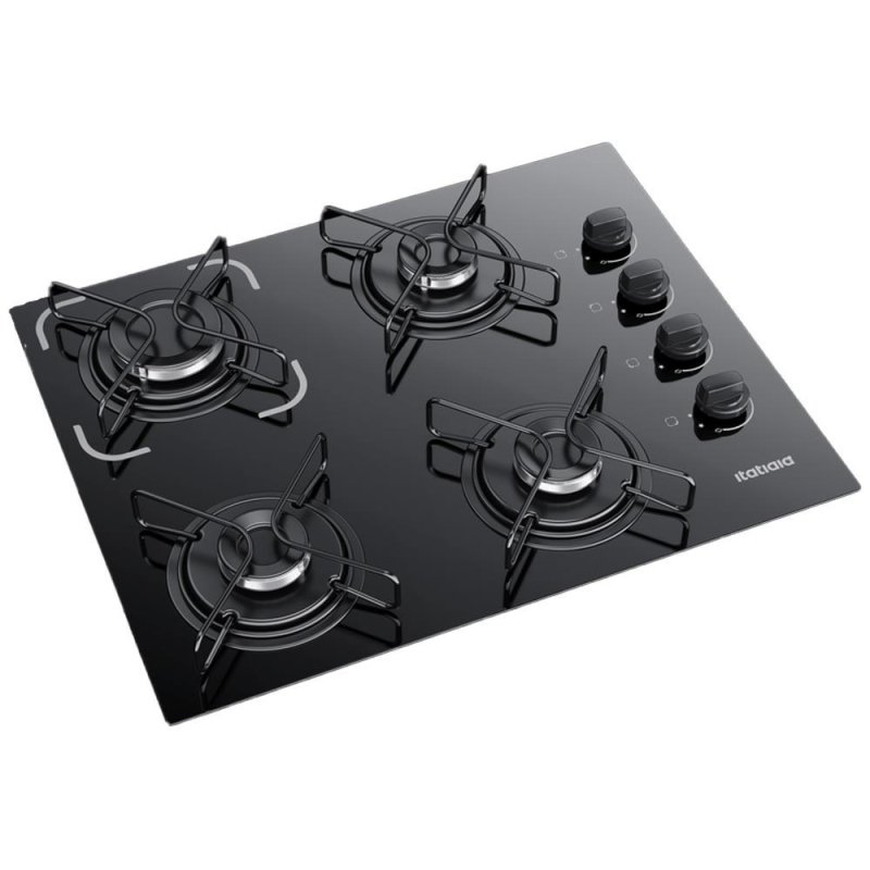 Fogão Cooktop 4 Bocas Bivolt Itatiaia Essencial Preto