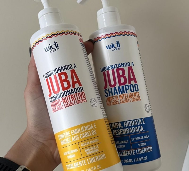 Higienizando E Condicionando A Juba Widi Care 500ml