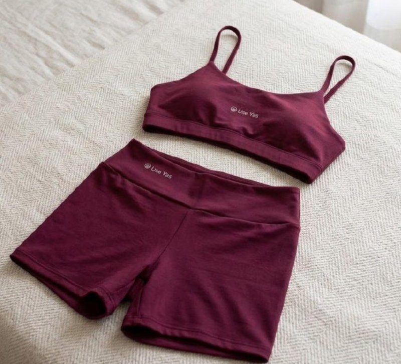 Conjunto Fitness Virginia Top Shorts Meia Coxa Cintura Alta