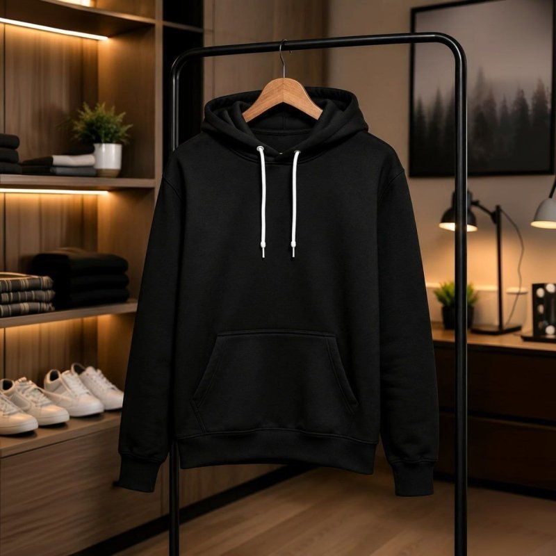 Blusa Moletom Canguru Liso Básico