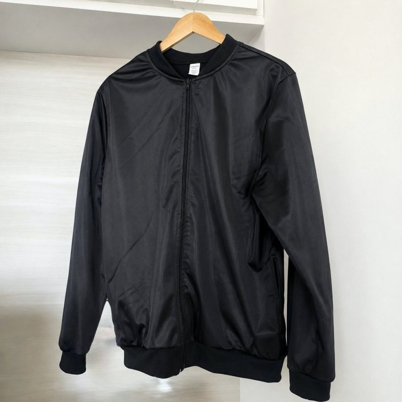 Jaqueta Masculina Bomber Chimpa Com Zíper E Bolsos