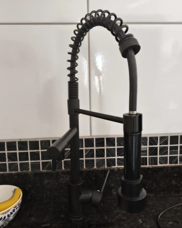 Torneira Para Pia De Cozinha Monocomando Dupla Saida Mesa