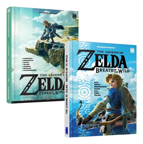 Kit Guia Zelda Breath Of The Wild + Tears Of The Kingdom