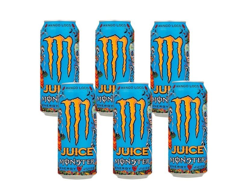 Pack de Monster Mango Loco LT 473ml - Unidade 6 unidades