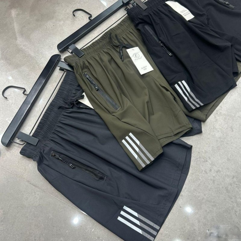 Kit 3 Bermuda Masculina Esportiva Secagem Rápida Ziper Bolso