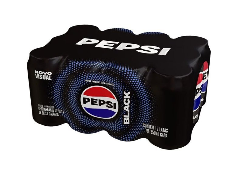 Refrigerante Pepsi Zero BLACK, Lata 350Ml Pack (12 Unidades)