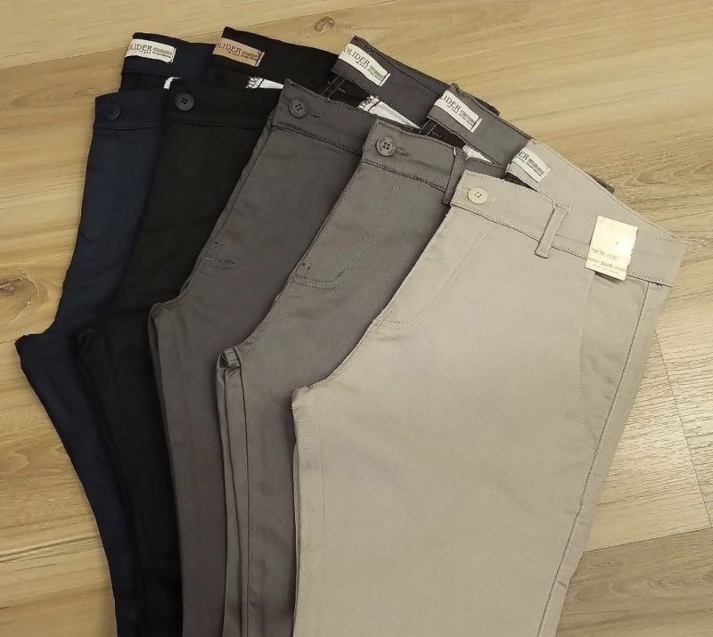Calça Sarja Social Masculina Esporte Fino Com Elastano