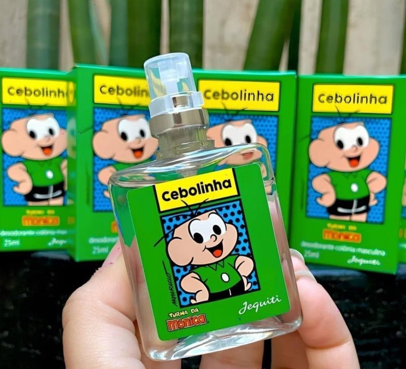 Colônia desodorante masculino teen Cebolinha Turma da Mônica 25ml em spray Jequiti
