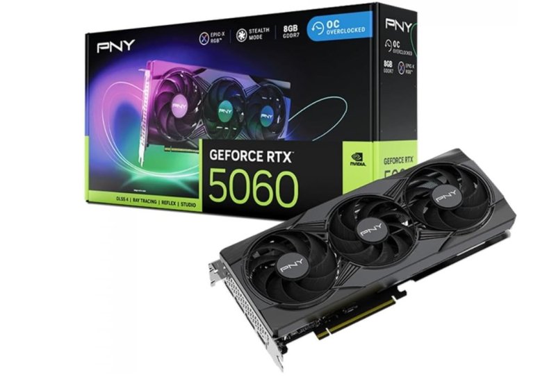 RTX 5060 8GB OC PNY TRIPLE FAN