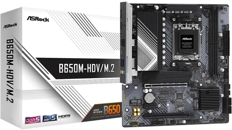 Placa Mãe ASRock B650M-HDV/M.2, Chipset B650