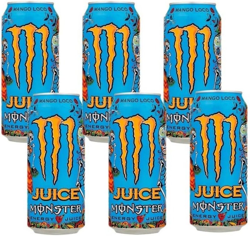 Pack de Monster Mango Loco LT 473ml Unidade 6 unidades