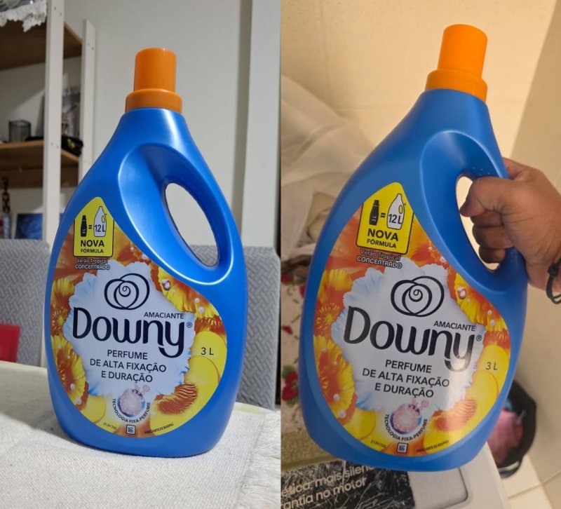 Downy Verão Tropical Amaciante Líquido Concentrado 3L (Rende 12L)
