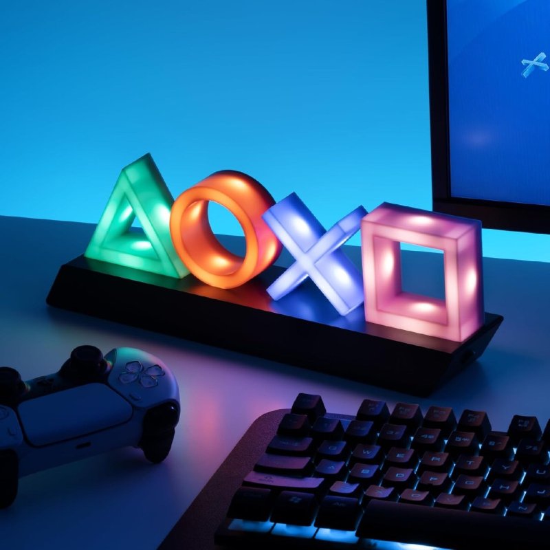 Luminária Original Playstation Icons Light - Paladone