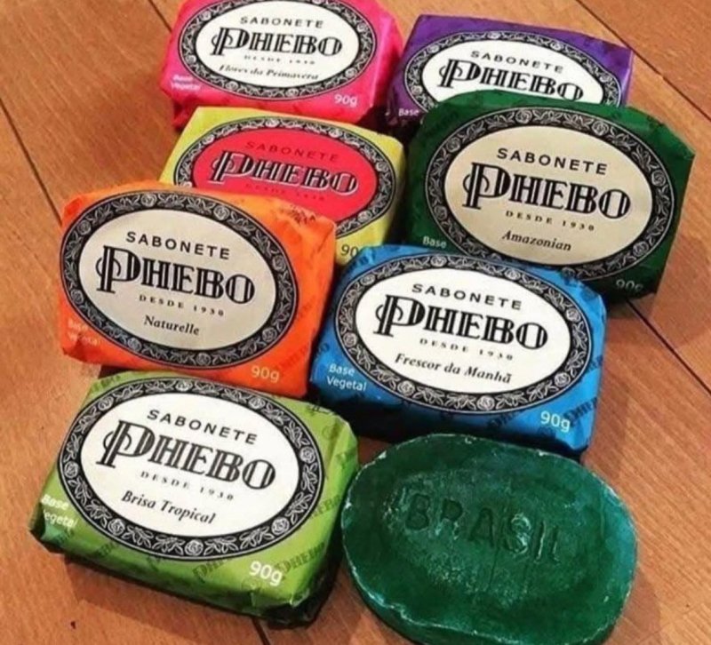 Kit Sabonete, PHEBO, Amarelo, 720g