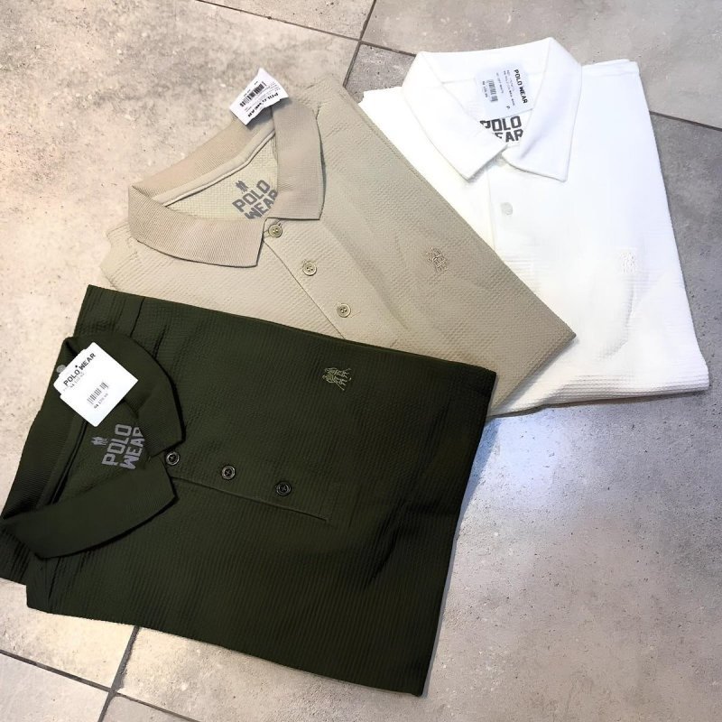 Polo Piquet Texturizada Polo Wear Off White Piquet Texturizada M