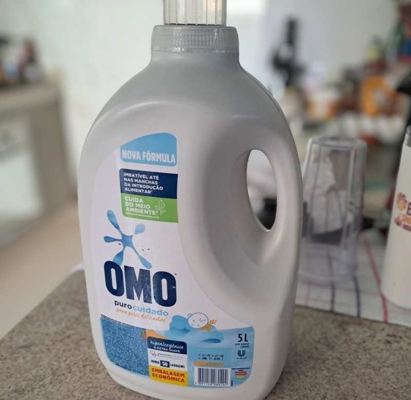 OMO Sabão Líquido Omo Puro Cuidado 5L