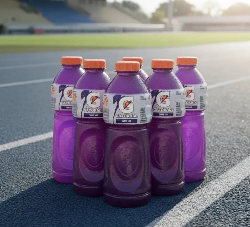 Isotônico Gatorade Uva, Garrafa 500ml, Pack com 6 unidades