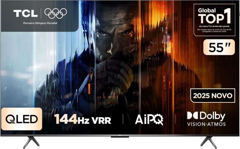 TCL QLED Smart TV 55" 55P8K 4K UHD Google TV