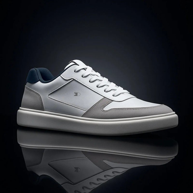 Tênis Sapatenis Masculino Sandrini Evoke Lite Branco Couro